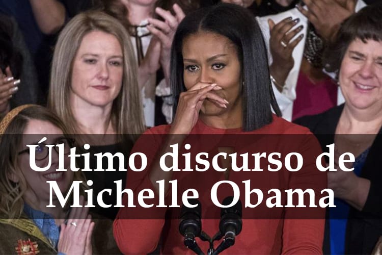 Emotivo discurso de despedida de Michelle Obama