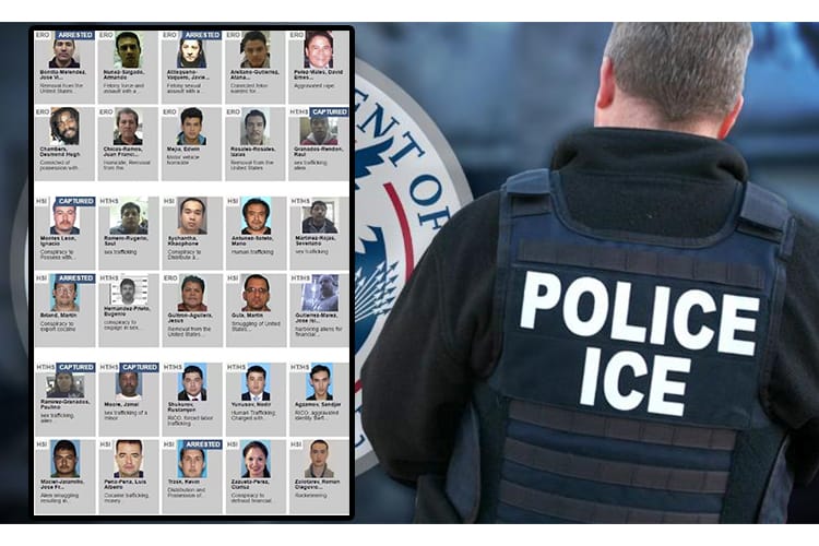 Revelan lista de las 22 personas más buscadas por el ICE, 15 son de origen hispano