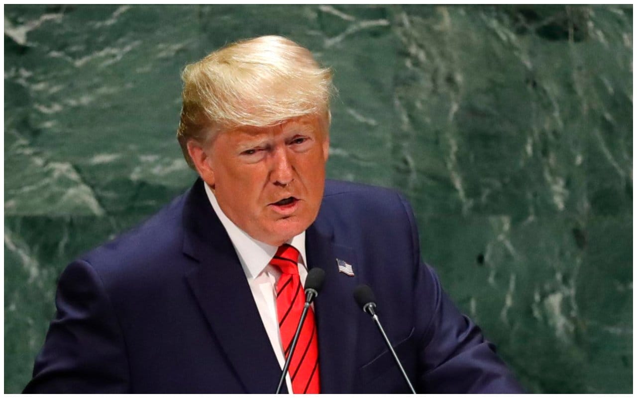 El presidente de EE.UU., Donald Trump, ofreció el martes 24 de septiembre de 2019 un discurso durante el debate de la 74 Asamblea General de la ONU.