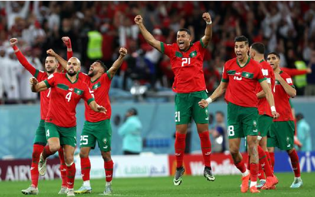 Marruecos clasificó a los cuartos de final del Mundial de Qatar 2022. | Foto: Depor.